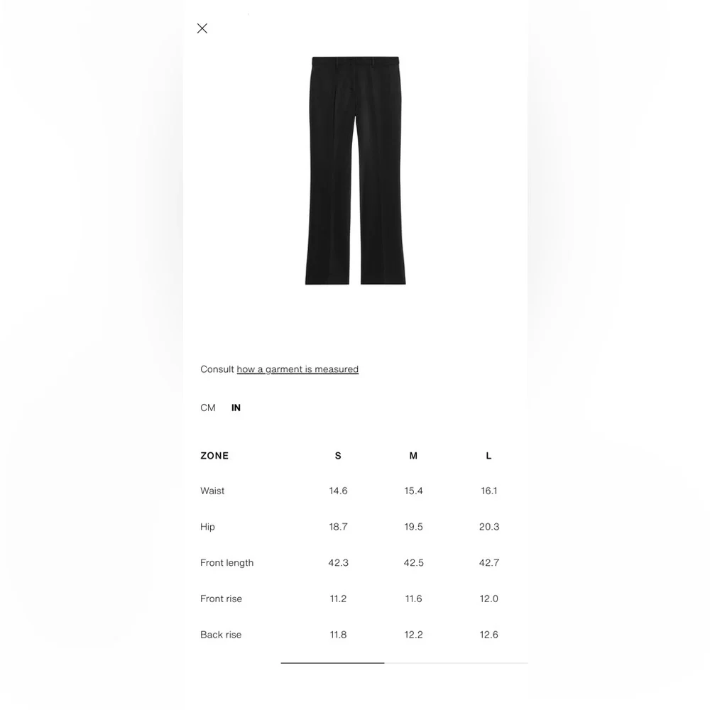 Zara NWT ZW COLLECTION STRAIGHT PANTS